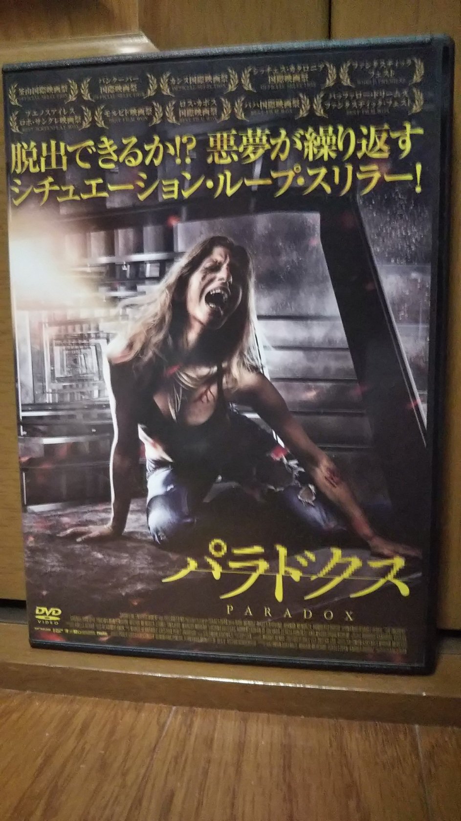 青江 以前ツイートしたメキシコのsf映画 パラドクス が 日本ジャケットが完全にホラー映画だったのを思い出したｗｗこちらは本国はちゃんとsf風