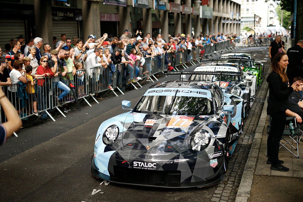 ProtonRacing's tweet photo. #LeMans24 - Great team + great car + great drivers = GREAT VICTORY! Well done, @PatrickDempsey @ProtonRacing @Porsche #911RSR @24hoursoflemans @FIAWEC https://t.co/Hn3ATKxxm1