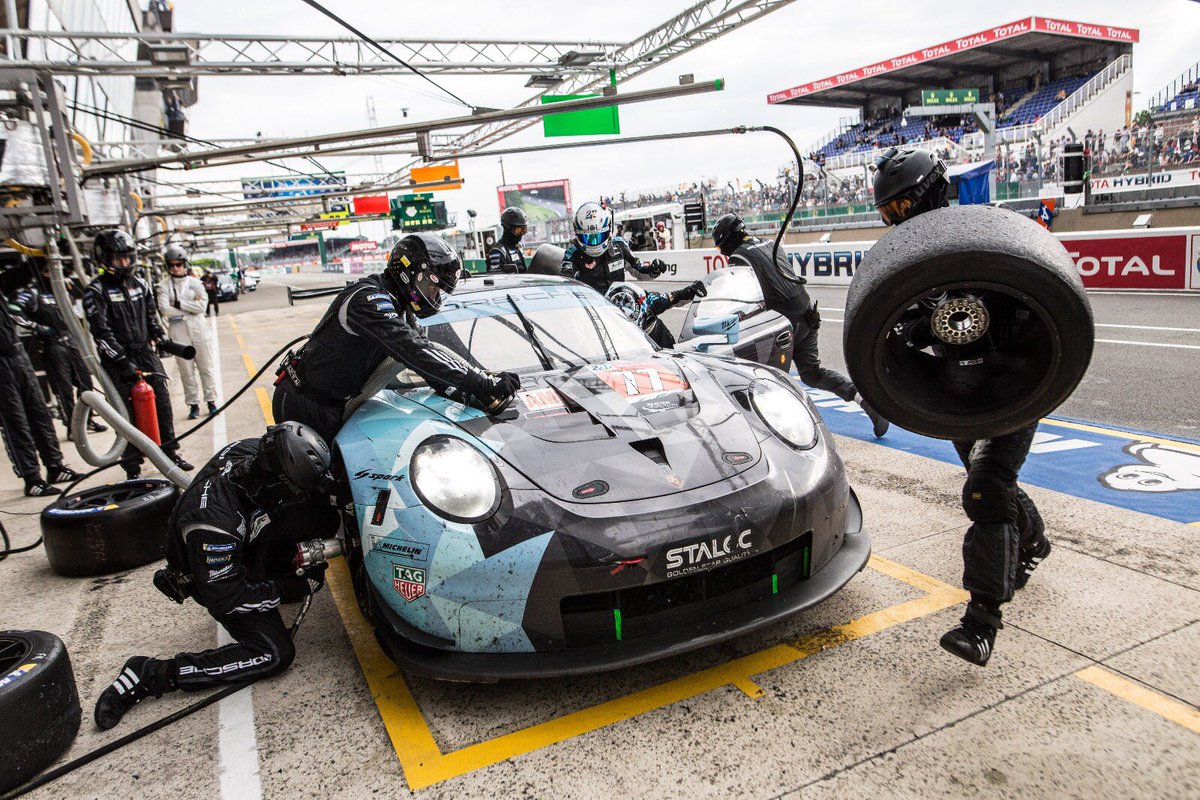 ProtonRacing's tweet photo. #LeMans24 - Great team + great car + great drivers = GREAT VICTORY! Well done, @PatrickDempsey @ProtonRacing @Porsche #911RSR @24hoursoflemans @FIAWEC https://t.co/Hn3ATKxxm1