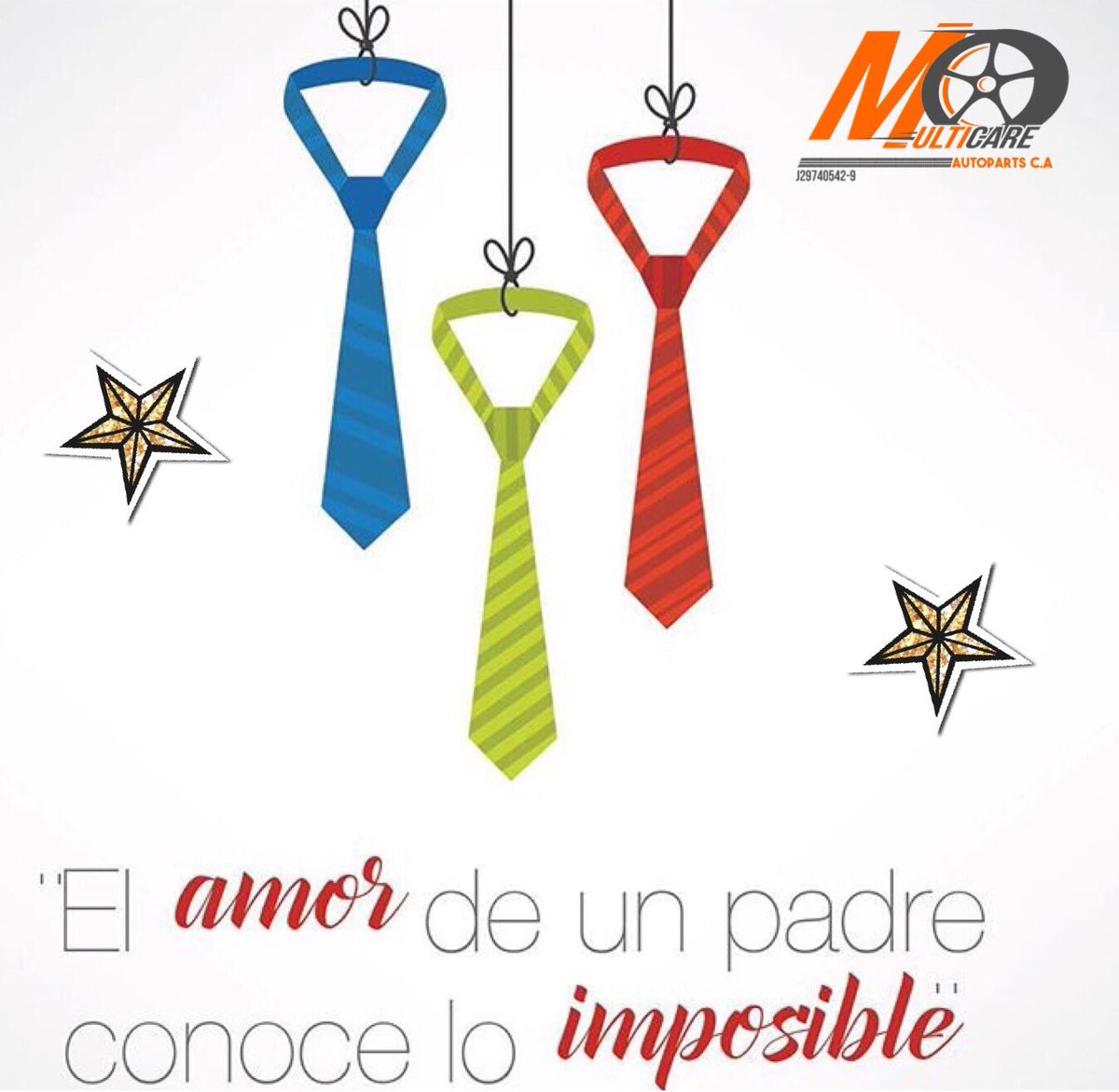 multicareauto's tweet photo. Porque los días especiales los celebramos junto a nuestros clientes #MULTICARE te desea Feliz Día del Padre... Hombre de Lucha y trabajo por brindar lo mejor a su familia 🎉🎊 https://t.co/CmN36DHiOu