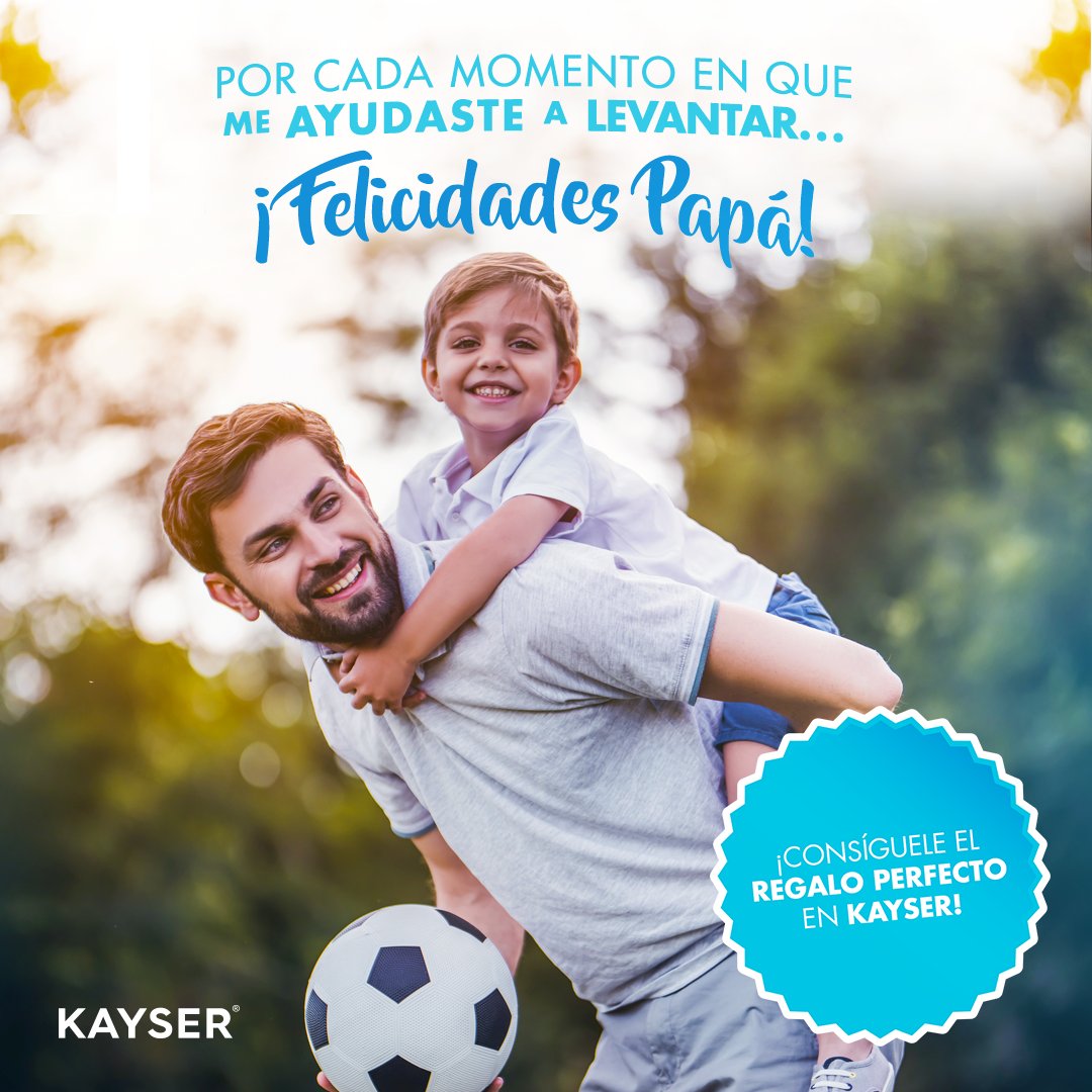 Porque son nuestros héroes y nos enseñan a ser fuertes. La familia Kayser les manda un abrazo a todos los papás en su día. ¡Feliz Día Papá❤️!
