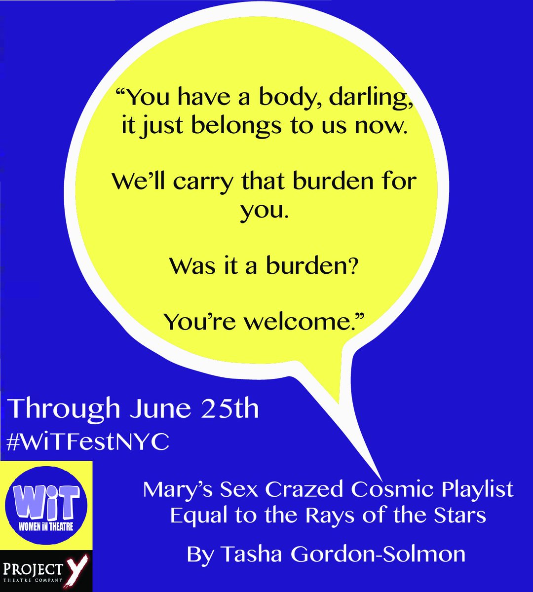 ProjectYTheatre's tweet photo. Hrosthwitha Project, three awesome new plays by incredible women playwrights, comes to #WiTFESTNYC tonight!! Come out and join us for these projects in development! https://t.co/rNvDlUiVyg