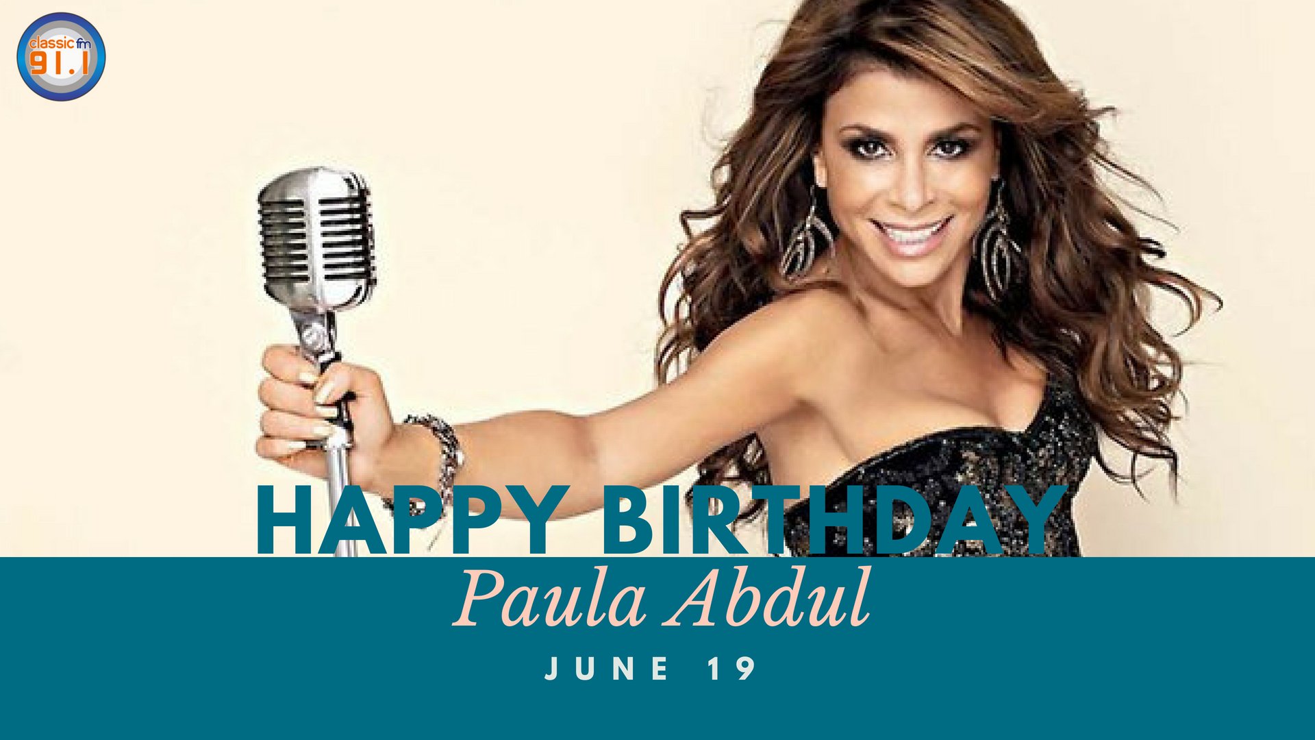 Happy birthday to Singer and former American Idol judge, Paula Abdul. 