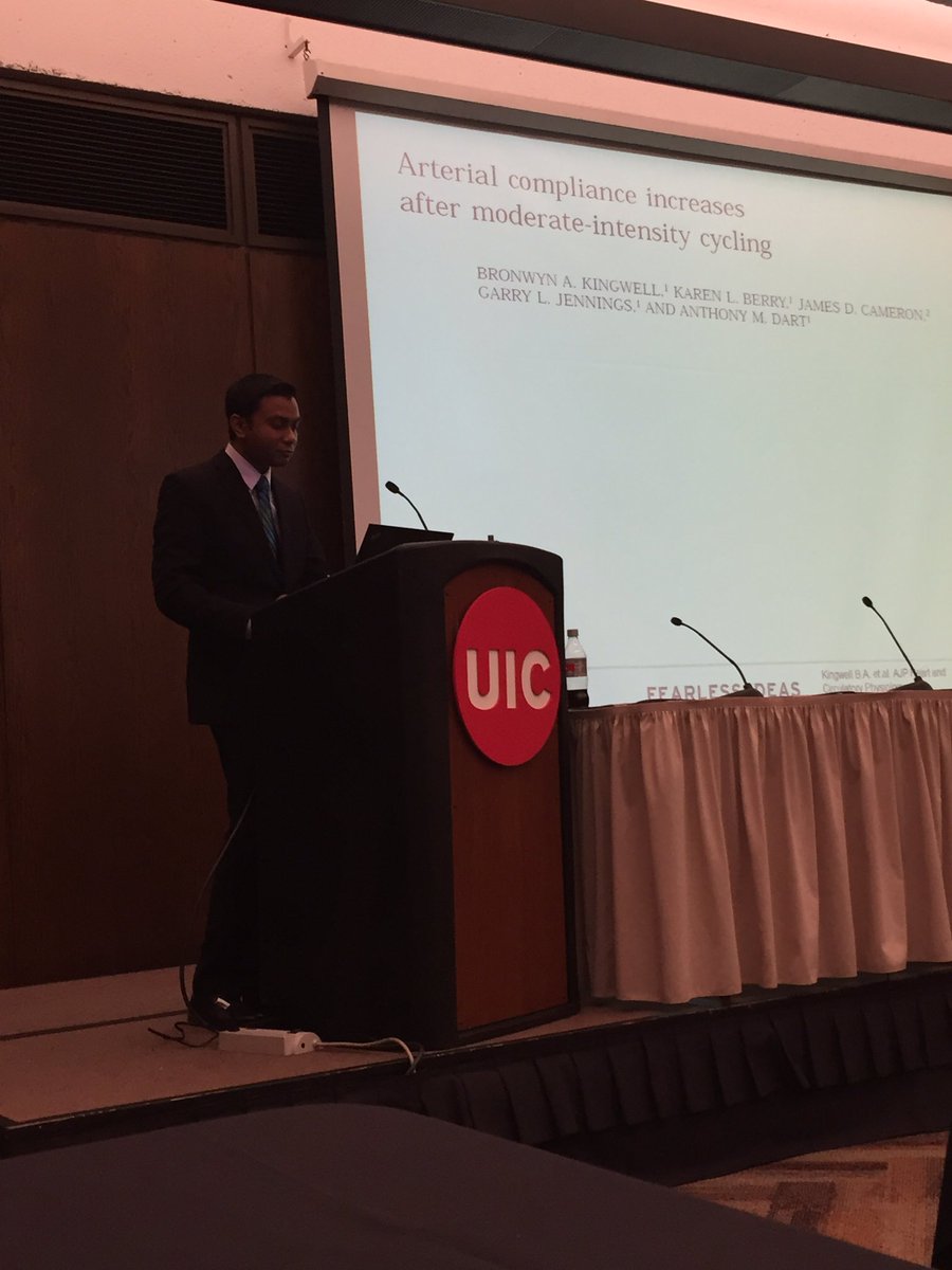 NAASociety's tweet photo. Very informative symposium on "Exercise Assessment, Arterial Function and CVD Risk" Sat morning at #NAA2018 by Drs.
Bo Fernhall and Ross Arena from @UICAHS, @sushantranadive from @UofMaryland and Sae Young Jae. https://t.co/6rjgU2kH6L