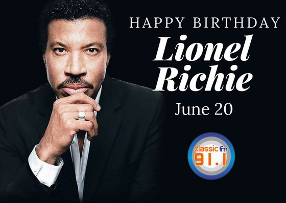 Happy birthday to veteran singer and hit-maker, Lionel Richie. 