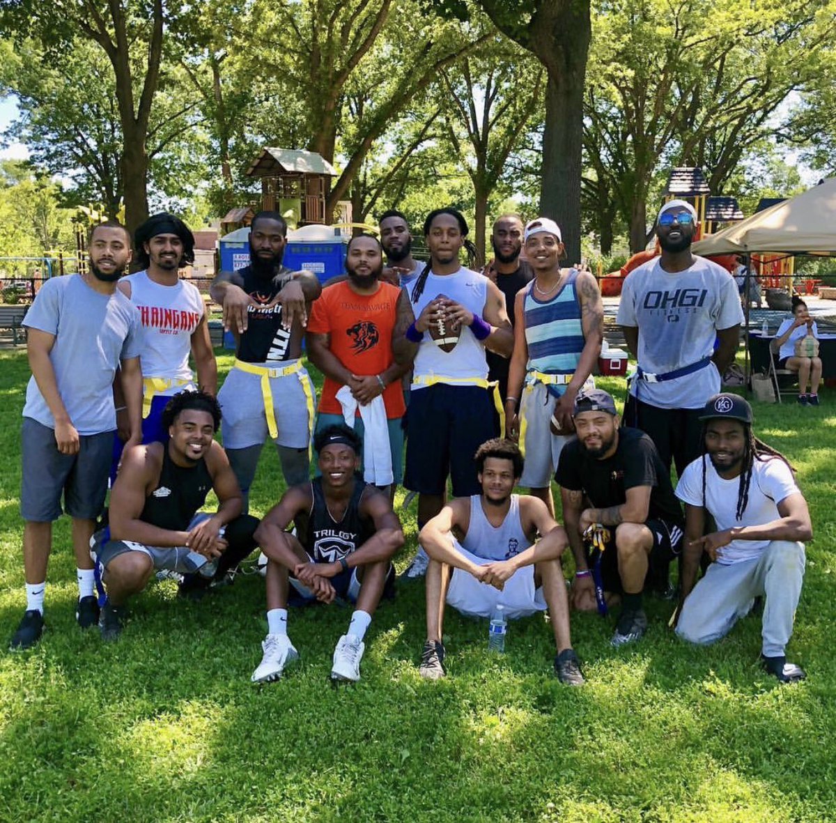 9supplyco's tweet photo. Had a great time teaming up in a flag football for lupus fundraiser put on by the @TastemakersNJ yesterday. Always great to link up for a cause. #tmnj #lupus #chaingan9supplyco💎 https://t.co/cbFfZyOILV