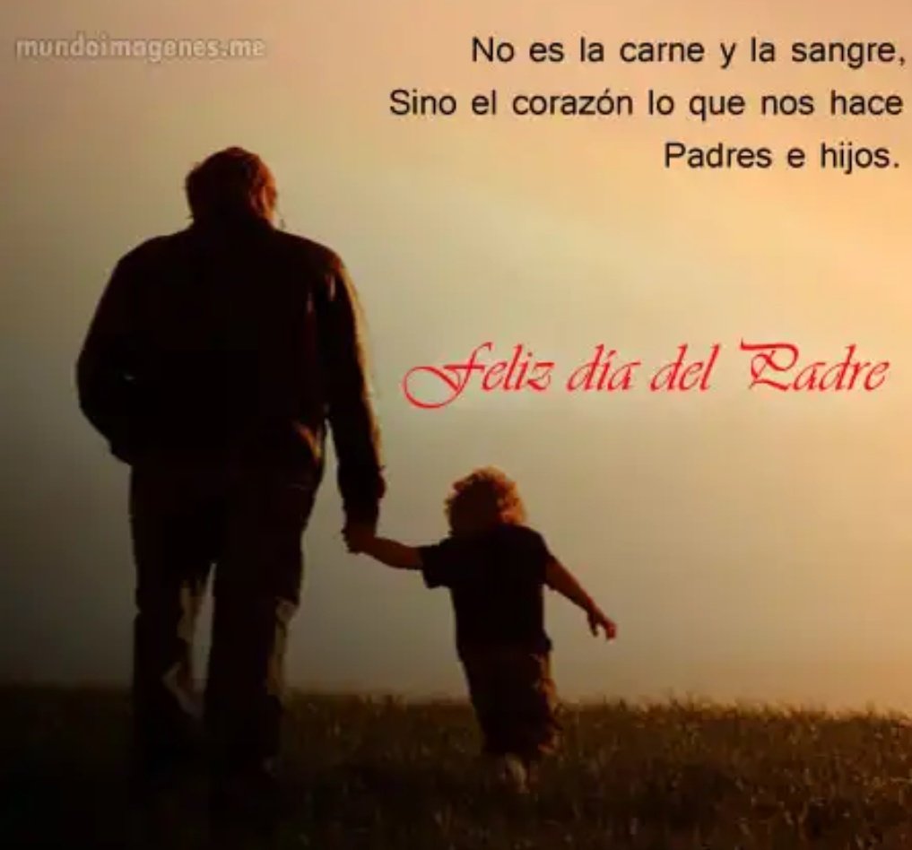 rociojucas's tweet photo. Feliz #DíaDelPadre a todos los que cumplen el rol de padres y tienen la compleja pero entrañable tarea de dar amor y guiar en el camino de la vida, gracias por tanto. 💙 
@Lenin https://t.co/xmO1XONIkt