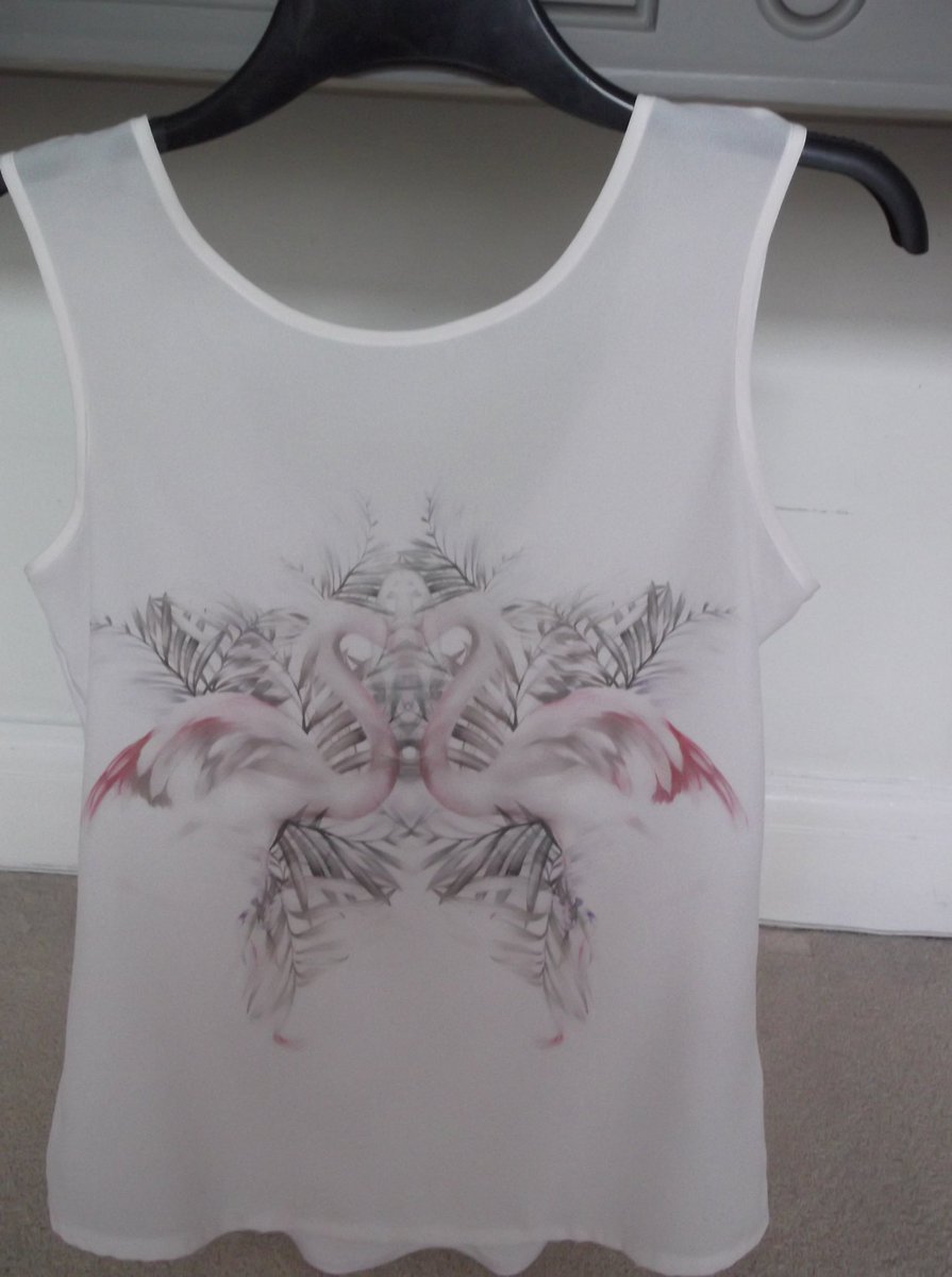 RiponCruk's tweet photo. We’re going to go tropical! Amazingly on trend donations! @CRUKShops #flamingos https://t.co/9iFdEfF0cX