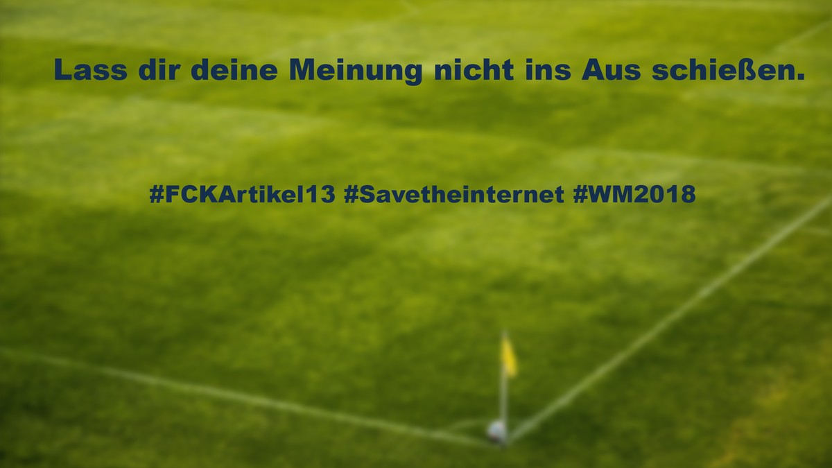 skyguy1318's tweet photo. Zensur im Internet? Nein Danke!

#GERMEX #wm2018 #FCKArt13 https://t.co/2kuLgnXdYG