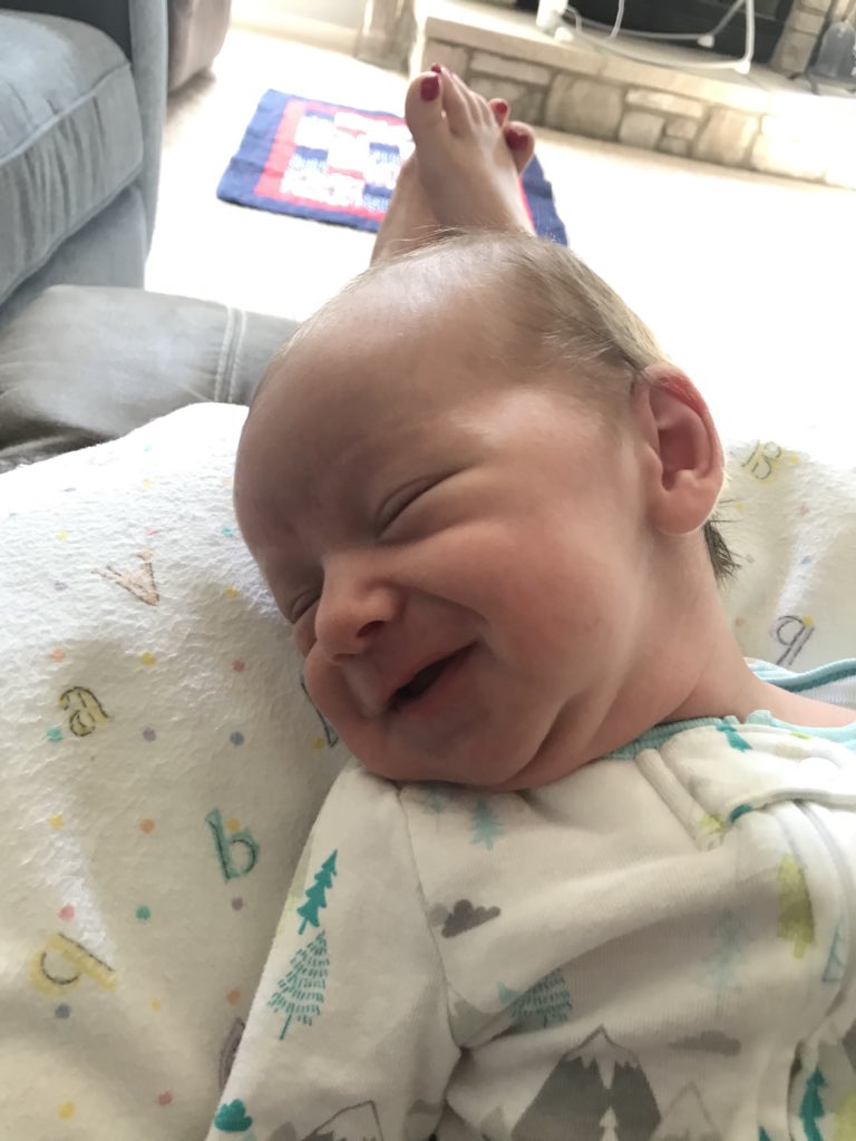 Kelly_A_J's tweet photo. Rowan is smiling big because he has the best daddy ever @PhilipDunkle! Happy 1st Father’s Day! We love you so much! https://t.co/loVEz0xEUp