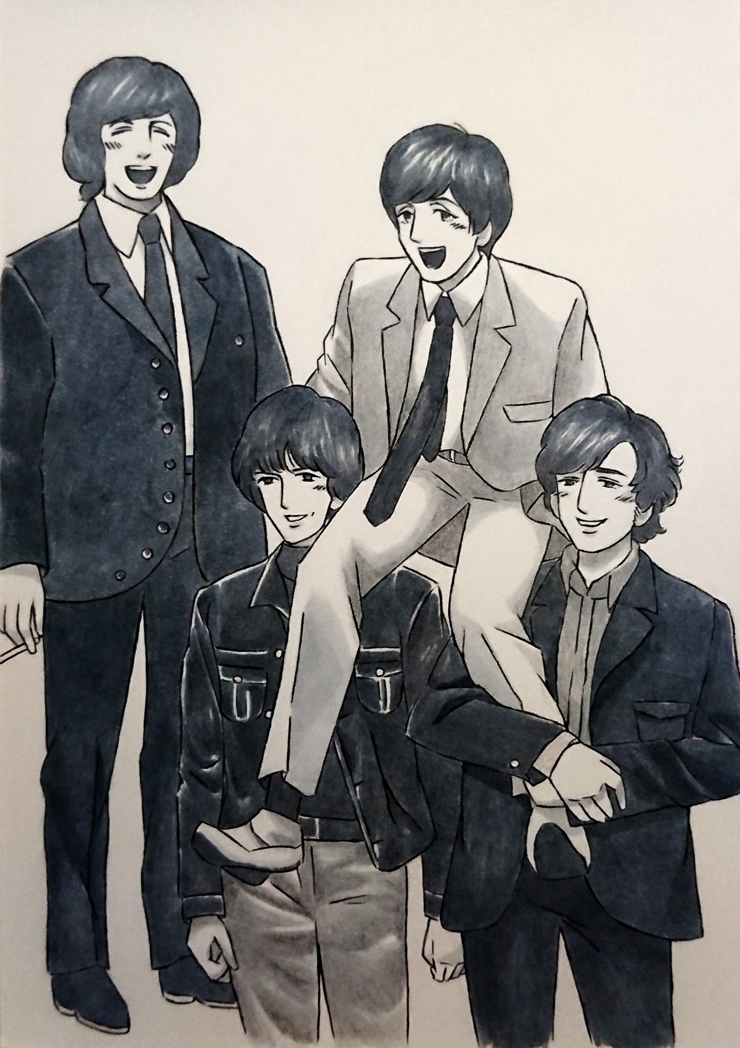 ビートルズ絵まとめ Twitter