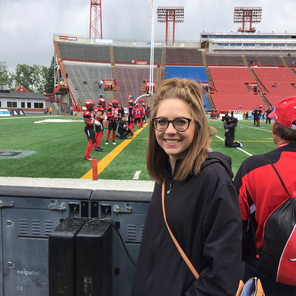 anheliger16's tweet photo. Great time at the Stamps game. Thank you @CCAbuildsYYC  #BuildCalgary https://t.co/YS8HpbcM3u