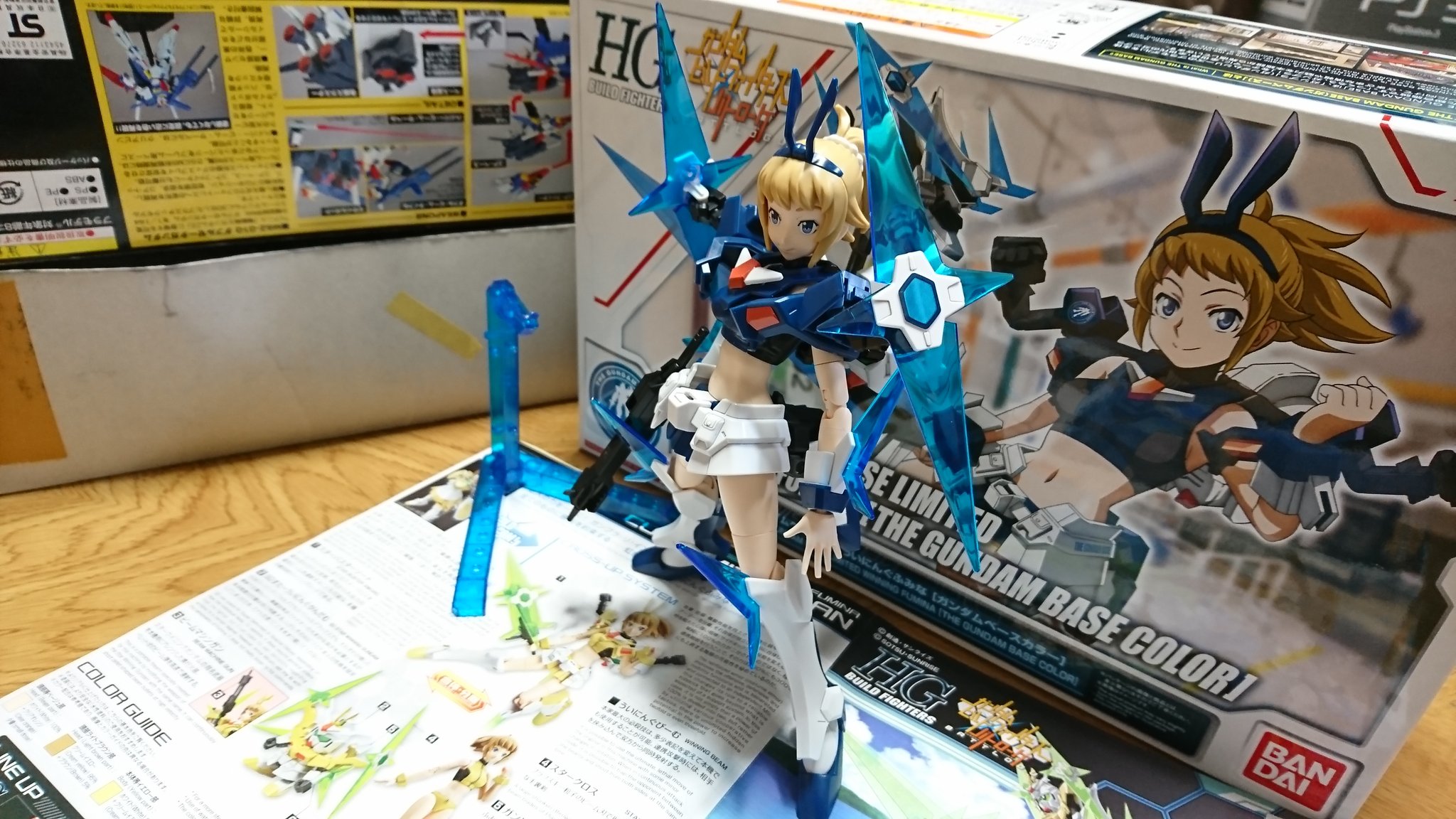 俺が チャーハンだっ Sur Twitter ういにんぐふみな ガンダムベースカラー 完成 コスヒロインズシリーズ初めて作ったけど よく出来てるな コレ スターウイニングに分離できるのが特に素晴らしい ガンプラ T Co J93x8agqx1 Twitter