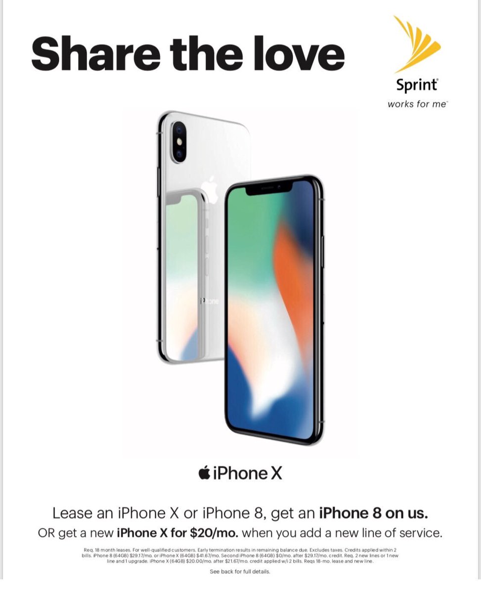 Follow the wind 💨 to your local sprint store and save on our latest smartphones like the iPhone 8 and 8+