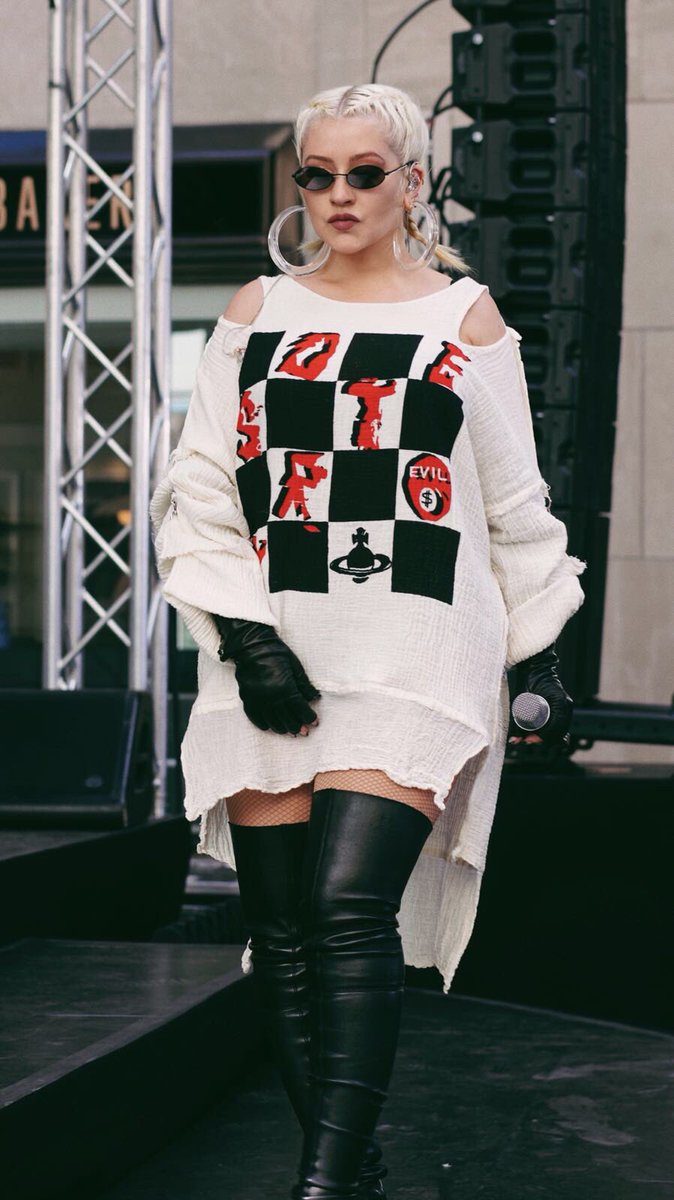 Christina Aguilera (@xtina) wears #VivienneWestwood Worlds End