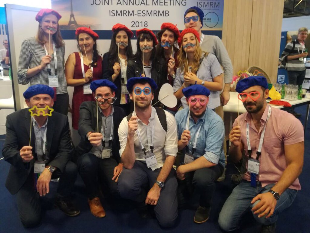 Looking soooo French at <a href="/ISMRM/">ISMRM</a>  #ParisMR18 #ismrm18
