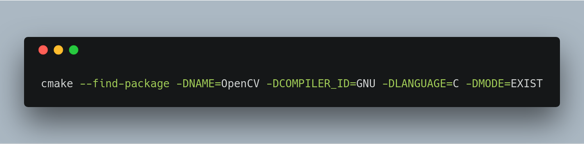 Here is a nice #hottip on how to check if #CMake will be able to find the OpenCV library, or any library for that matter