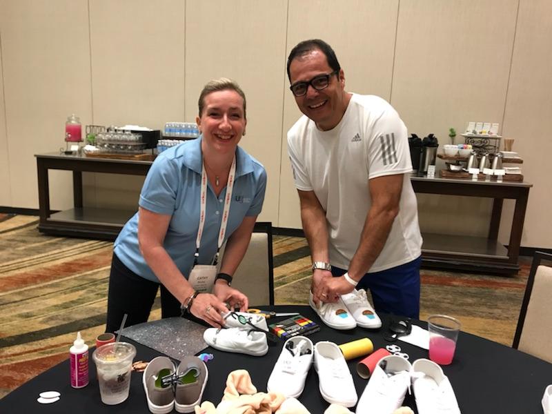 HIUG_Interact's tweet photo. #interacthiug is well underway with our community activity Dancing Shoes which provides dolls and decorated shoes to local Phoenix charities. #Phoenix #interact18 #peoplesoft #oracle https://t.co/wLmH7Frixt
