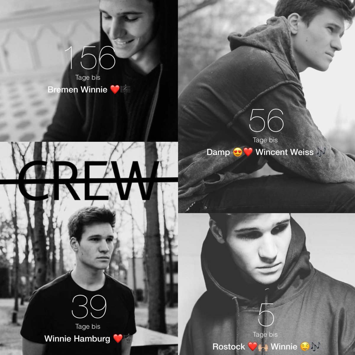 DhHaar's tweet photo. Wie ich mich einfach darauf freue 😍❤️ @Wincent_Weiss zu sehen und ebenfalls @TiniB4 😍😍😍 https://t.co/xdaIJ0ETkc