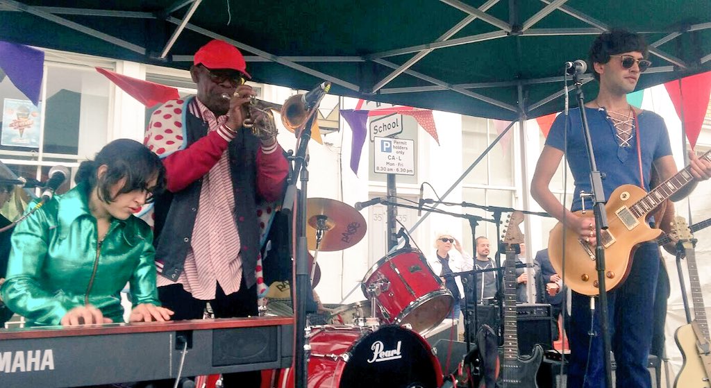 Having <a href="/kittydaisylewis/">Kitty Daisy & Lewis</a> gig in the hood <a href="/AlmaStreetFair/">The Alma Street FAIR</a> is #priceless #nw5 #kentishtown #london ##music #Festivals