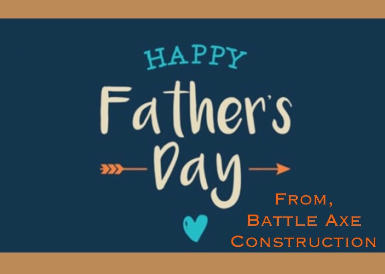 BACConstruction's tweet image. Battle Axe Construction would like to wish all of the fathers a Happy Father’s Day! We hope that you enjoy your families today! #fathersday #thanksdad #fathers #family #men #construction #ohio #demolition #contractors