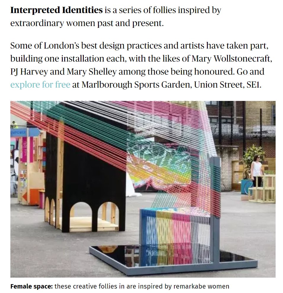 ConcreteComms's tweet photo. .@InsideOut_Archi Look at Consuelo in all her glory and in HER park too.. #InterpretedIdentities @LFArchitecture #LFA2018 @standardnews @HomesProperty https://t.co/7RvPVMzjrt https://t.co/b0WPdmN27Z