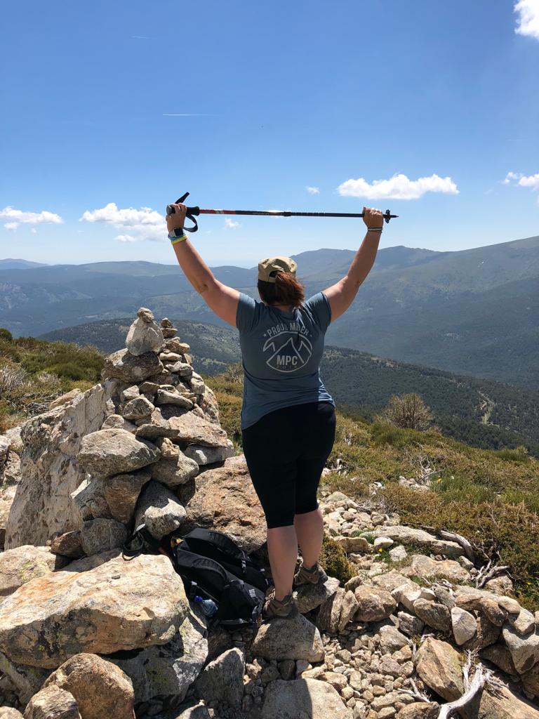 Marta10Simon's tweet photo. Wonderful days in Madrid mountains, with #SpanishSpeakinPeakers, it was very hard for me but with your help and support I got it.Thanks without you I would not have gotten it 💪💪. I've never done anything like that before, Thanks 
@MyPeakChallenge 
@SamHeughan 
@ESSpeakPeakers https://t.co/SUMkwbZlrJ