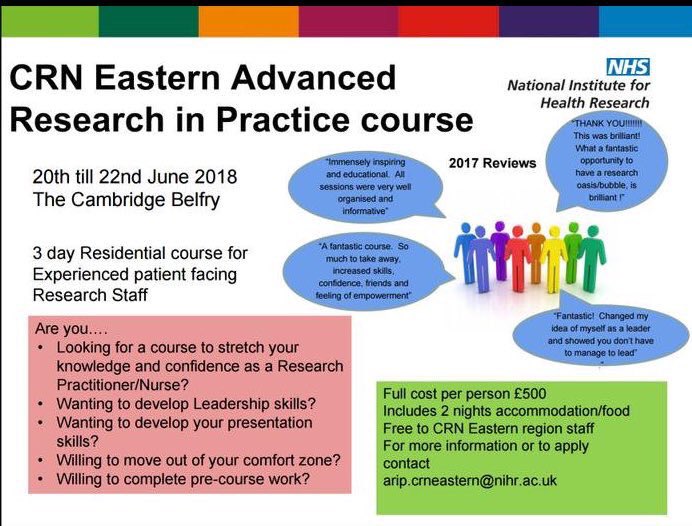 Phillip Smith (@researchphil) on Twitter photo Very much looking forward to being part of #ARIP18 <a href="/NIHRCRNEastern/">NIHR CRN Eastern</a> ‘s flagship course for Advanced Practitioners with our fab Facilitators-<a href="/debbcam66/">Debbie Campbell</a> <a href="/SeniorRN_helen/">Helen Mulcahy</a> <a href="/PwSiobhan/">Siobhán Parslow-Williams #climateanxiety 💚🌍 #BLM</a> <a href="/researchPhil/">Phillip Smith</a> #whywedoresearch Very much looking forward to being part of #ARIP18 <a href="/NIHRCRNEastern/">NIHR CRN Eastern</a> ‘s flagship course for Advanced Practitioners with our fab Facilitators-<a href="/debbcam66/">Debbie Campbell</a> <a href="/SeniorRN_helen/">Helen Mulcahy</a> <a href="/PwSiobhan/">Siobhán Parslow-Williams #climateanxiety 💚🌍 #BLM</a> <a href="/researchPhil/">Phillip Smith</a> #whywedoresearch