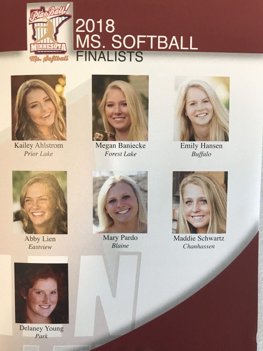 Congrats to all of our Ms. Softball finalists!