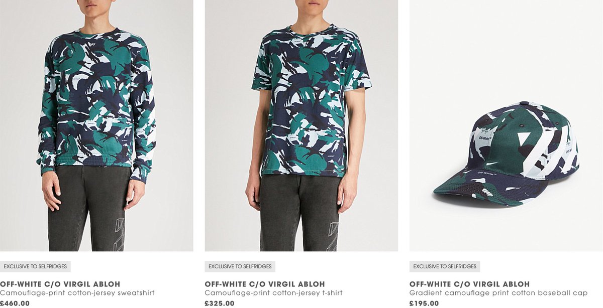 off white selfridges exclusive