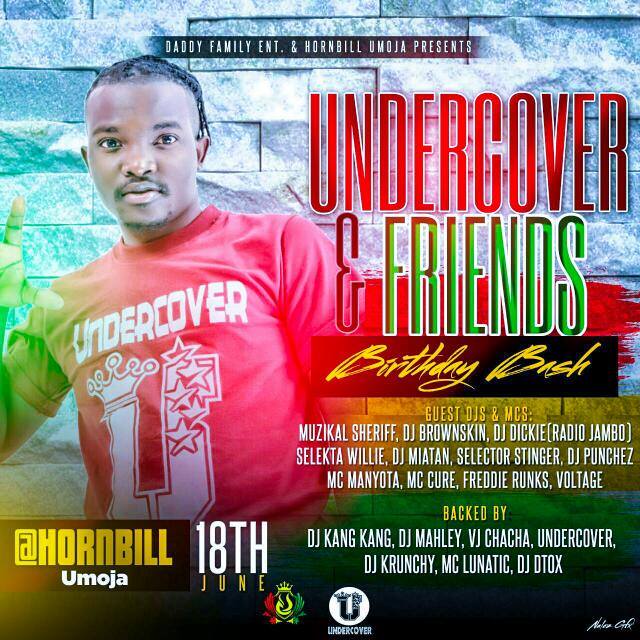 MartoValencia_'s tweet photo. DADDY FAMILY ENTERTAINMENT & HORNBILL UMOJA PRESENTS;
★UNDERCOVER & FRIENDS BIRTHDAY BASH★
ON THIS COMING MONDAY 18TH JUNE Issaplan🔥
....WELCOME ALL...
#ReggaeaNaUnderCover
#TeamUnderCover
#UnderCoverWear @DjKangKang @wear254 @MuzikalSheriff https://t.co/785xWJHKq7