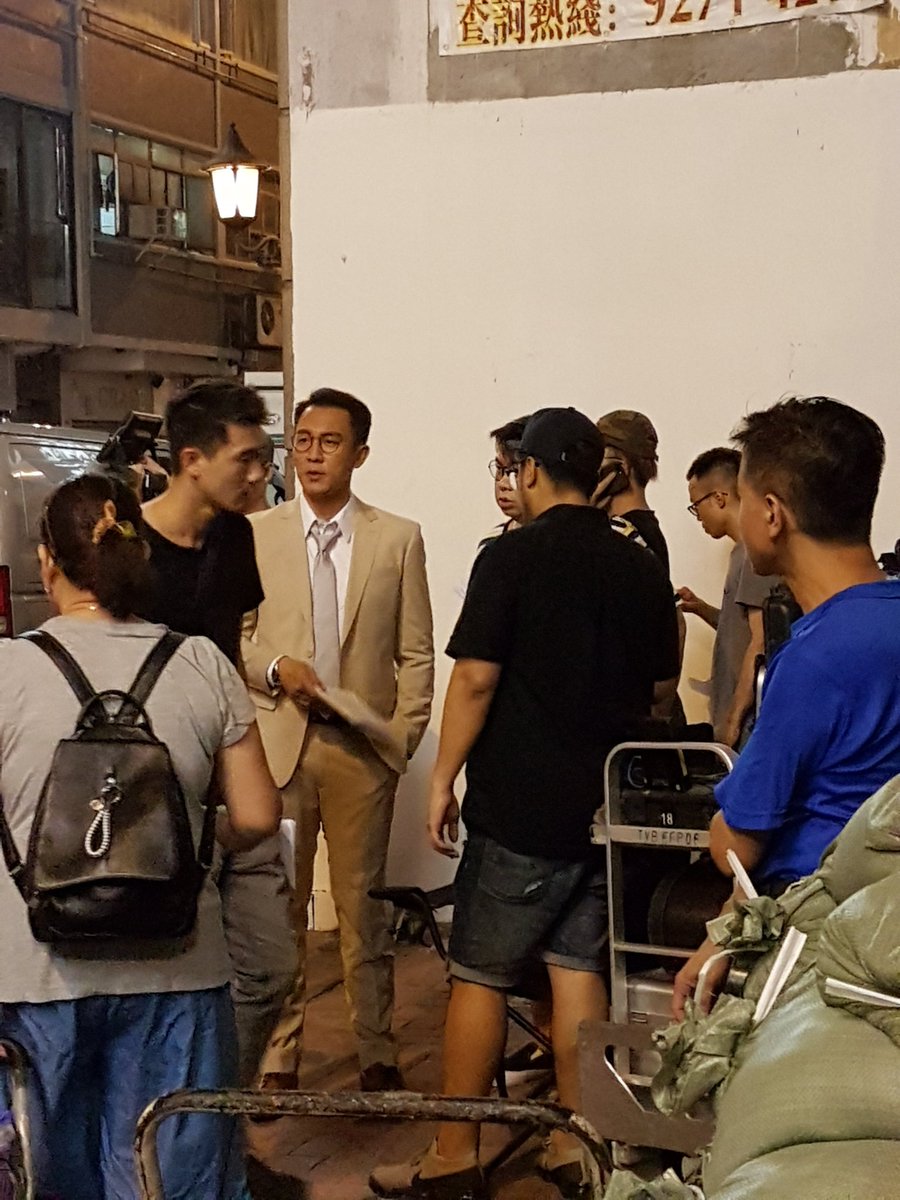 dramapot's tweet photo. 1st time ever I bumped into a #tvb filmimg!!!! #ShaunTam & #AnthonyHo #18yearslater https://t.co/6AbDRLUIO6