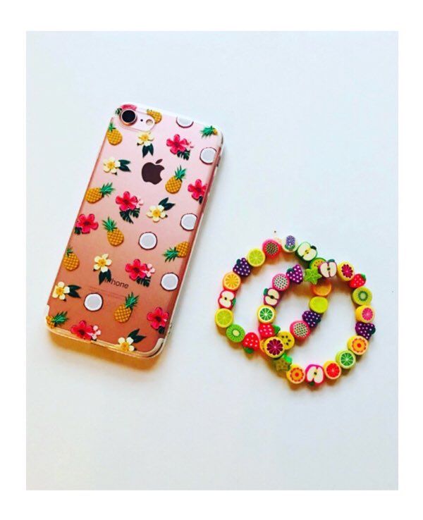 🥥🍍C L U B  T R O P I C A N A🍍🥥 #fruitphonecase #fruitbracelets #tropicalphonecase #armcandy #fruit #flowers #pineapples #coconuts #armcandy #festivalwear #festivalfashion #london #fashion #Accessories #lizzletrix