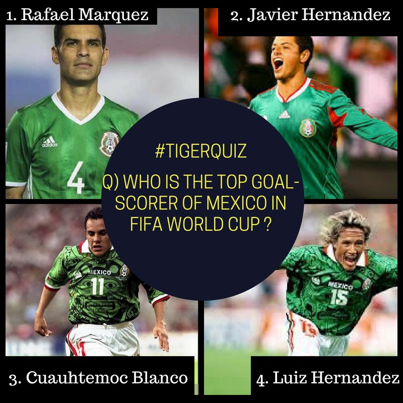 ENTiger_Digital's tweet photo. #WhoDaTiger
What a thrilling Match of #MexicoVsAlemania . Its a historic victory of #MEX which we will never forget. R u celebrating? Can u crack this one. 

Who Is the top goal-scorer of Mexico in FIFA World Cup?

#VamosMexico #JuegaMexico #ALLMEX
#TigerQuiz #EnterpriseTiger https://t.co/6Iy0t2zisr