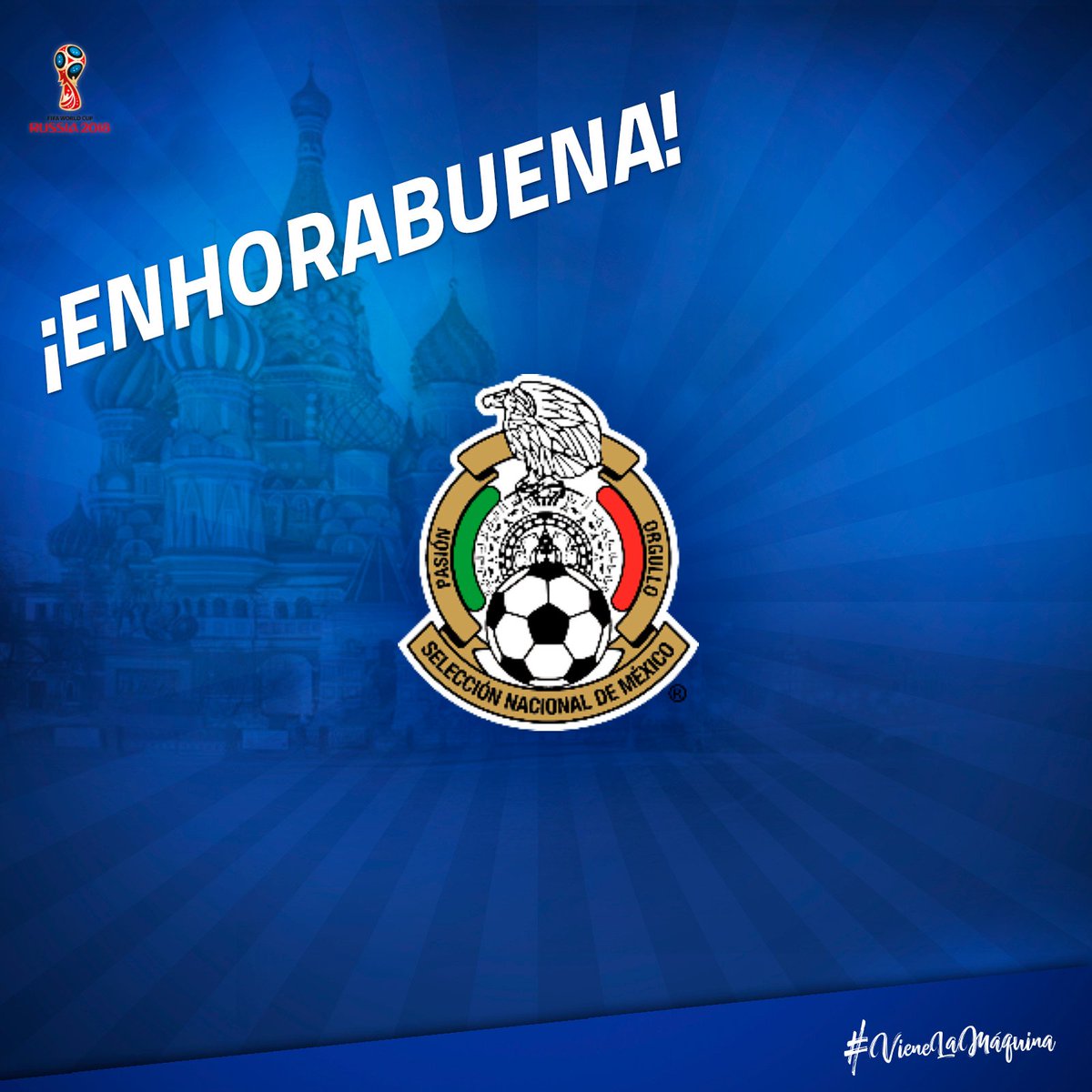 CruzAzul's tweet photo. 🇲🇽 @miseleccionmx vence 1-0 a Alemania en su debut en #Rusia2018 
¡Enhorabuena!
#NadaNosDetiene https://t.co/X4aDLqq8i4