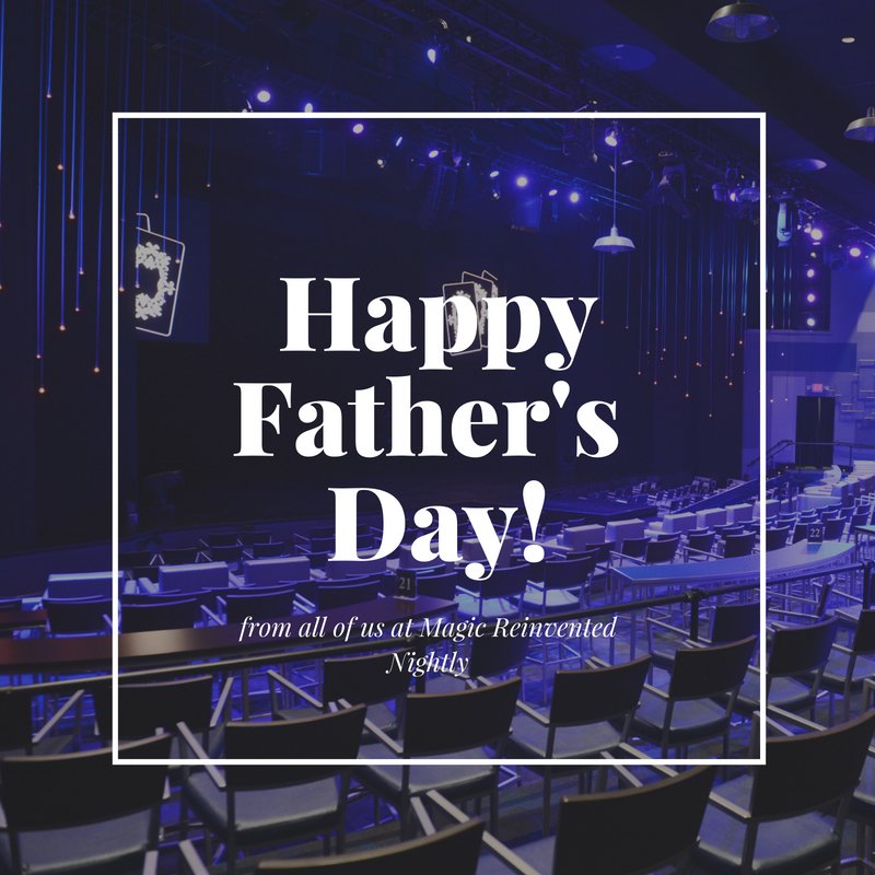 magicreinvented's tweet photo. To all of the wonderful Dads in the world...Happy #FathersDay! 💙 https://t.co/eerZNZv7Jf