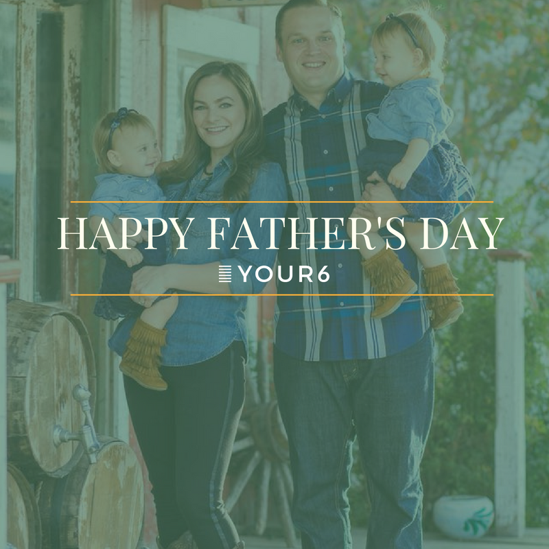 Your6USA's tweet photo. To all the dads out there Happy Father's day! May your day be filled with love and laughter. #Your6 #Fathersday #dad https://t.co/gv1q5HYRiV