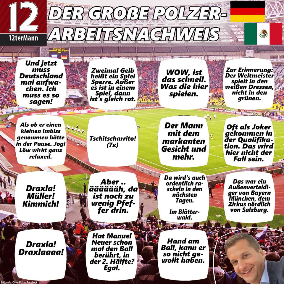 12terMann_AT's tweet photo. 🎙 ORF-Kommentator @OliverPolzer war heute in überragender Form! 😅

Hier ist der #Arbeitsnachweis von der zweiten Halbzeit bei #GERMEX 🇩🇪🇲🇽

#WorldCup @fums_magazin @DFB @FMF https://t.co/A53oV1xnkR