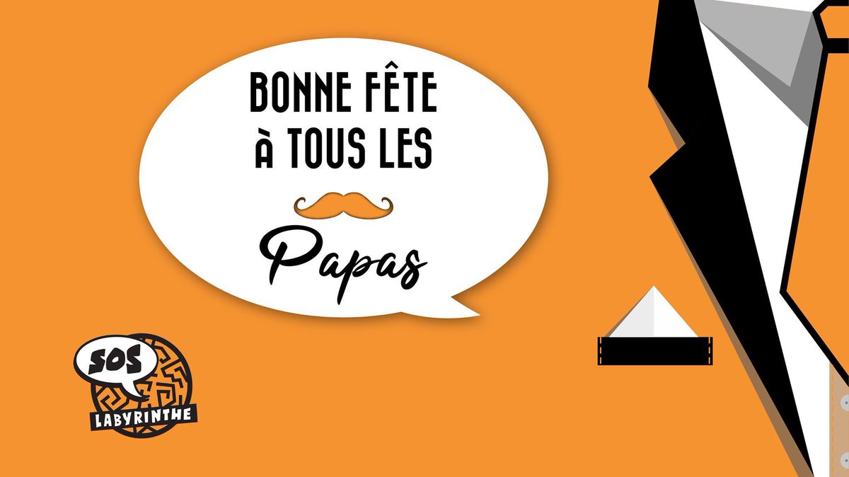 SOSLabyrinthe's tweet image. #FêteDesPères 
Bonne fête à tous les papas! 🧡
-
#FathersDay 
Happy Father’s Day! 🧡