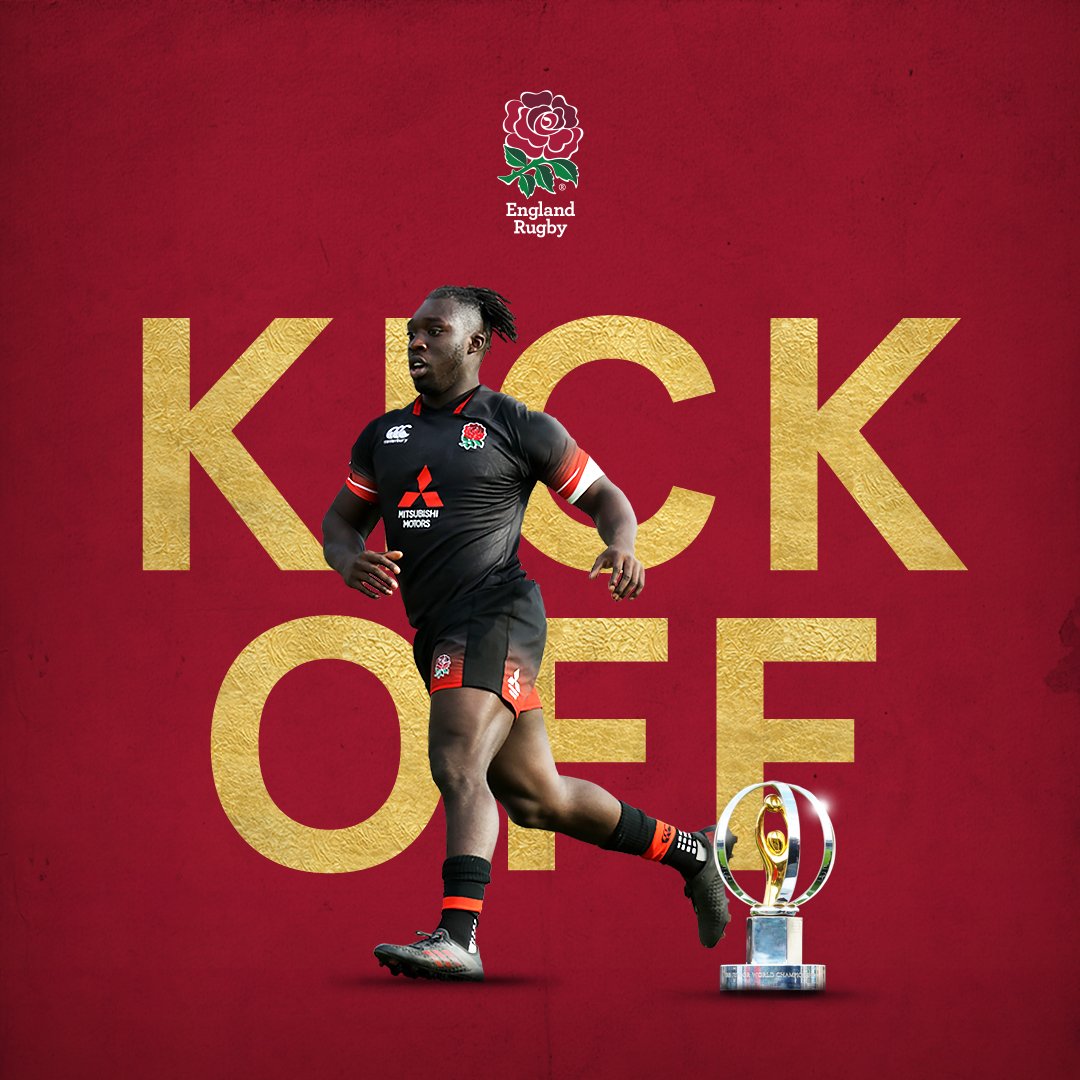 EnglandRugby's tweet photo. We are underway in Beziers as England take on hosts France in the final of the #WorldRugbyU20 Championships.

Live on ITV 4. https://t.co/5PxlT1yCEO