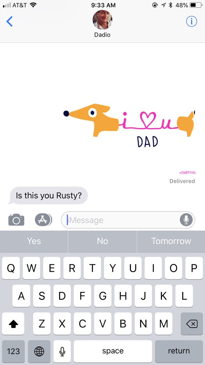 A_MONTINEZ's tweet photo. My dad summarized with one text 🤦🏼‍♀️ #dadjokes #padre https://t.co/T4khWfiMk1