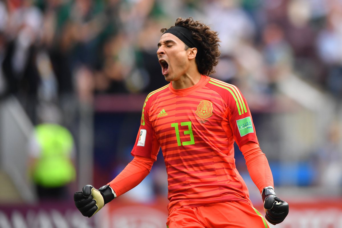 Guillermo Ochoa: Guillermo Ochoa made 9 saves against Germany, the most