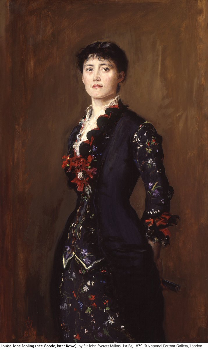 NPGLondon's tweet photo. Today's #Portraitoftheday Louise Jane Jopling (1843 - 1933), portrait-genre painter, teacher, and suffragist, was one of the first women admitted to the Royal Society of British Artists (in 1901). #Pioneeringwomen #Rebelwomen #100years https://t.co/b9XoJ2qkAT
