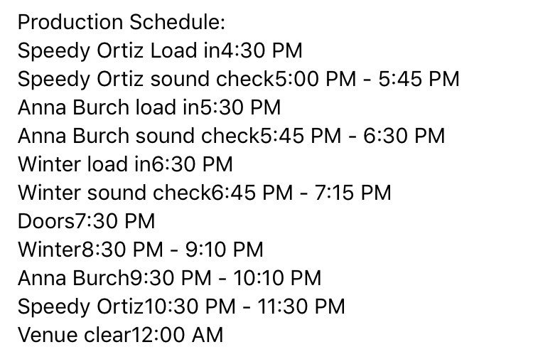 sad13's tweet photo. i like this brutal takedown of our band that spends its first 3 paragraphs obsessing over the fact that we hit the stage.... on time. and that some people left... at the end of our set https://t.co/VQAndViOVX