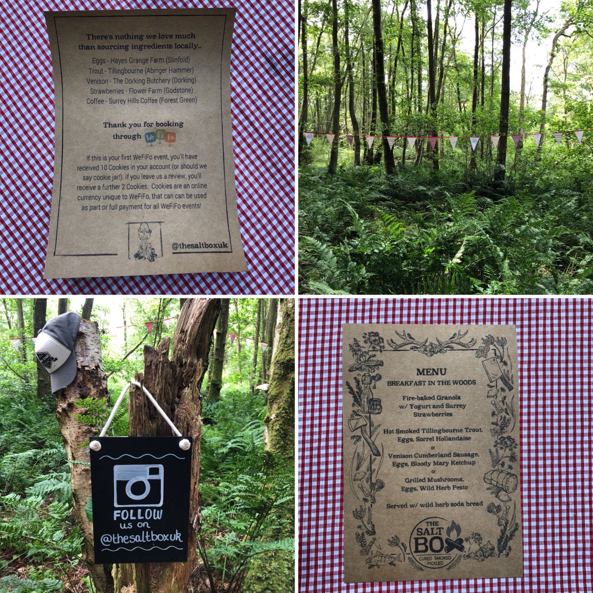 Wefifo's tweet photo. A long standing scheme from @SeniGlaister to host a #WeFiFo breakfast in the woods came to fruition today with a wonderful family feast put on by the masters of fire and food @thesaltboxuk - a wonderful occasion ft impressively complicated coffee! More in August and September. 🔥 https://t.co/MlUbhkFTIw