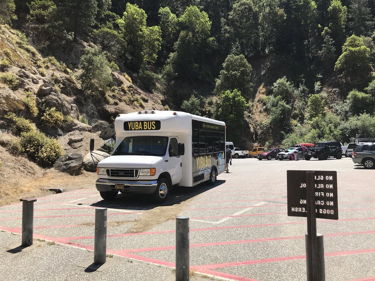 Yubabus's tweet image. Yuba River Shuttle to the 49er bridge. Pick ups in Nevada City today 11am, 1pm, 2pm and 3pm. YubaBus.com for details. See you on the bus! #rivershuttle #yubariver