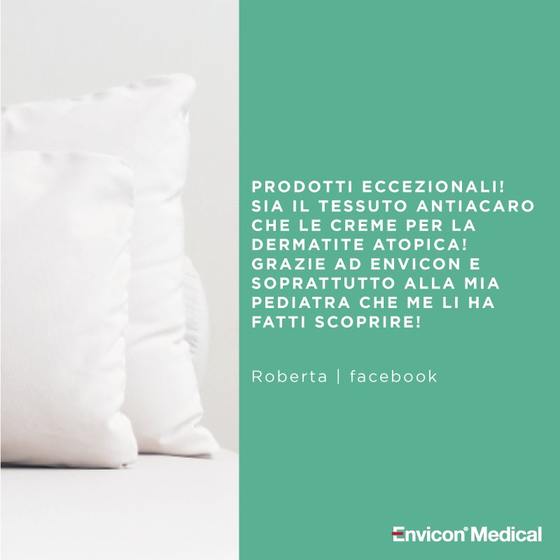 EnviconMedical's tweet photo. Grazie a Roberta per la sua recensione da parte di tutto lo staff di Envicon Medical!

#enviconmedical #allergia #acari #dermatiteatopica https://t.co/98u0w146eX