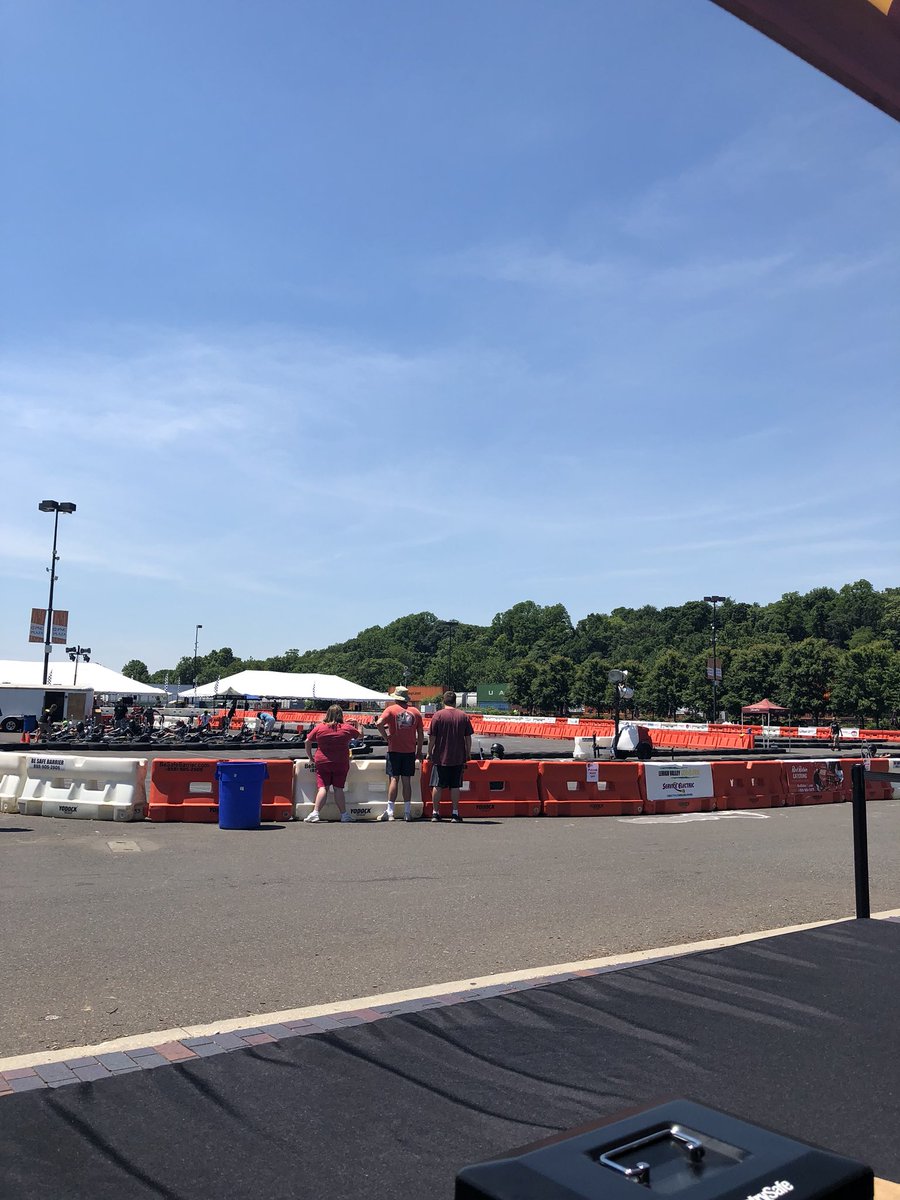 RRSauconValley's tweet photo. Day 2 at the @SteelStacks Grand Prix!! Beautiful day to enjoy a giant #FreckledLemonade https://t.co/XhK0pE5KZp