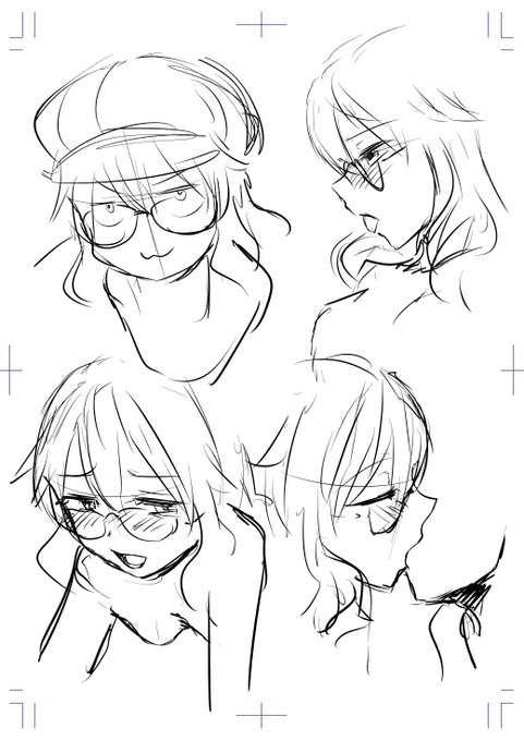 漫画進まないので落書き
まーじで進まない泣 