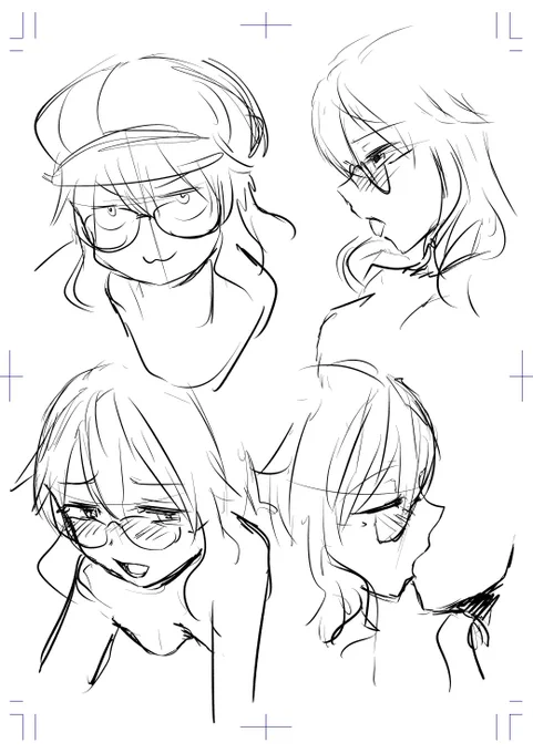 漫画進まないので落書き
まーじで進まない泣 
